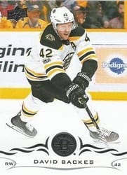 2018-19 Upper Deck Base Set David Backes #14 card
