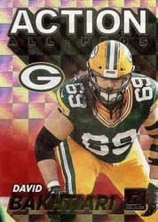 2021 Donruss Action All-Pros David Bakhtiari #AP19 card