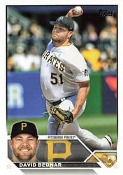 2023 Topps Base Set David Bednar #553 card