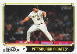 2023 Topps Heritage Base Set David Bednar #547 card