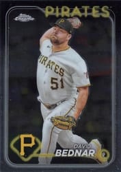 2024 Topps Chrome Base Set David Bednar #60 card