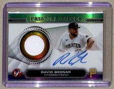 2024 Topps Pristine Pieces Autograph Relic David Bednar #PPAR-DB card