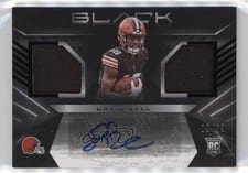 2022 Panini Black Rookie Signature Materials David Bell #RSM-DBE card