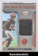 2022 Panini Certified New Generation Jerseys Mirror David Bell #NGJ-DB card
