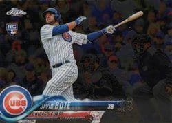 2018 Topps Chrome Update Base Set David Bote #HMT15 card