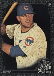 2019 Topps Allen & Ginter X Base Set David Bote #198 card