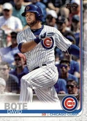 2019 Topps Base Set David Bote #86 card