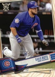 2019 Topps Big League Base Set David Bote #66 card