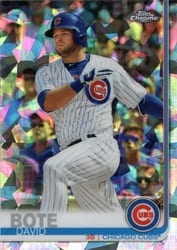 2019 Topps Chrome Sapphire Edition Base Set David Bote #86 card
