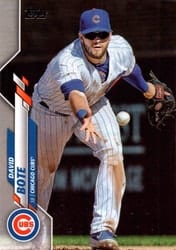 2020 Topps Base Set David Bote #311 card
