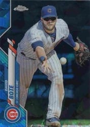 2020 Topps Chrome Sapphire Edition Base Set David Bote #311 card