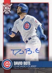 2021 Topps Big League Big League Autographs David Bote #BLA-DB card