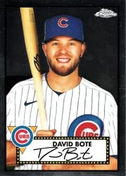 2021 Topps Chrome Platinum Anniversary Base Set David Bote #246 card