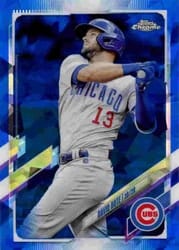 2021 Topps Chrome Sapphire Edition Base Set David Bote #4 card