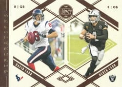 2021 Panini Legacy Generations David Carr / Derek Carr #G-10 card