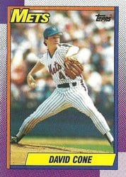 1990 Topps Base Set David Cone #30 card