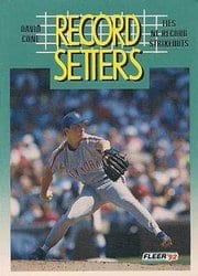 1992 Fleer Base Set David Cone #687 card