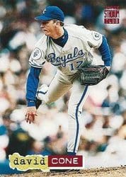 1994 Stadium Club Base Set David Cone #292 card