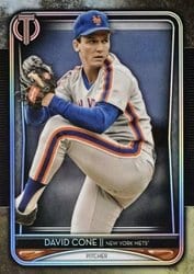 2020 Topps Tribute Base Set David Cone #7 card