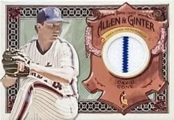 2022 Topps Allen & Ginter Relics (Pattern A) David Cone #AGRA-DCO card