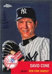 2022 Topps Chrome Platinum Anniversary Base Set David Cone #29 card