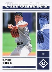 2023 Panini Chronicles Base Set David Cone #3 card