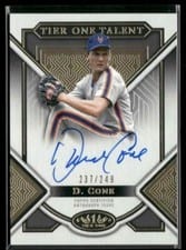 2023 Topps Tier One Talent Autographs David Cone #T1TA-DC card