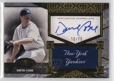 2025 Topps Tier One Top Shelf Signatures David Cone #TSS-DC card