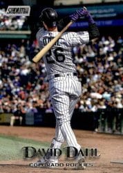 2019 Stadium Club Base Set David Dahl #5 card
