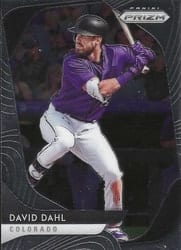 2020 Panini Prizm Base Set David Dahl #169 card