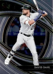 2020 Panini Select Base Set David Dahl #192 card