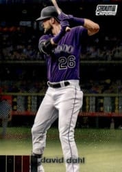 2020 Stadium Club Chrome Base Set David Dahl #12 card