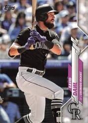 2020 Topps Base Set David Dahl #233 card