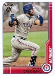 2021 Topps Big League Base Set David Dahl #56 card