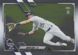 2021 Topps Chrome Ben Baller Edition Base Set David Dahl #179 card