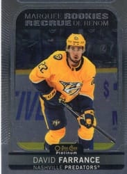 2021-22 O-Pee-Chee Platinum Base Set David Farrance #210 card