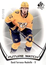 2021-22 SP Authentic Base Set David Farrance #117 card