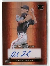2024 Leaf Electrum Baseball Base Autograph David Festa #BA-DF1 card