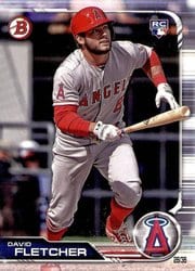 2019 Bowman Base Set David Fletcher #49 card