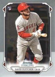 2019 Bowman Sterling Base Set David Fletcher #BSR-97 card