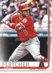 2019 Topps Base Set David Fletcher #520 card
