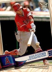 2019 Topps Big League Base Set David Fletcher #10 card