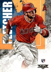 2019 Topps Fire Base Set David Fletcher #87 card