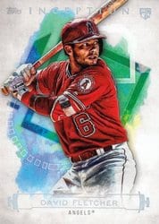 2019 Topps Inception Base Set David Fletcher #53 card