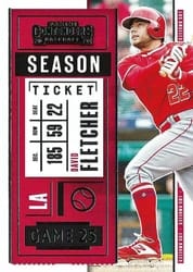 2020 Panini Contenders Base Set David Fletcher #87 card
