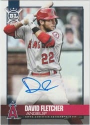 2021 Topps Big League Big League Autographs David Fletcher #BLA-DF card
