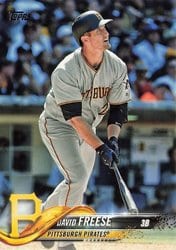 2018 Topps Base Set David Freese #631 card