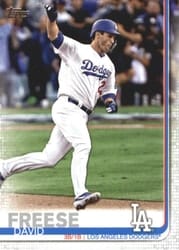 2019 Topps Base Set David Freese #665 card