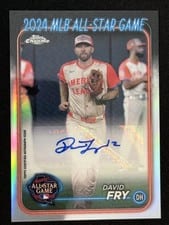 2024 Topps Chrome Update 2024 All-Star Game Autographs David Fry #ASGCA-DF card