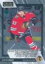 2023-24 O-Pee-Chee Platinum Base Set David Gust #212 card